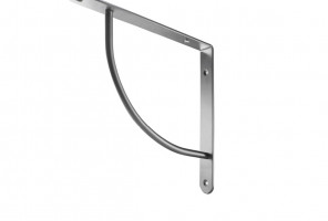 Полкодержатель, матовый хром, сталь, выпуклый SETE SH-018-05