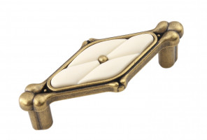 RS118MAB.4/64/Bg Матовая старинная латунь/Бежевый Ручка DIVA