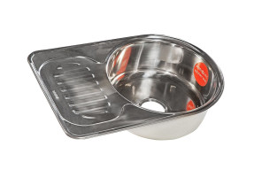 Мойка Premial PL 6745-P, (670x450х180мм, толщ.0,8мм) , Глянец