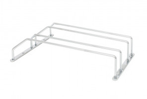 Держатель для фужеров 2-х рядный 340х210х65мм, хром BJ005   110251