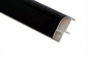 Угол цоколя универсальный 90гр., Н=150 Черный