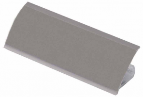 EGGER Плинтус F502 ST2 Алюминий мелкоматированный 4100х25х25