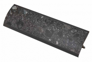 EGGER Плинтус F117 ST16 Камень Вентура черный 4100х25х25