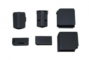 Аксессуары для плинтуса КВАДРО, Черный