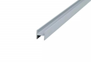 Планка щелевая 4 мм, L=0,6м (Для мебельного щита)  Серебро