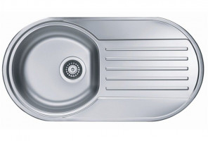 Мойка FORM 40 NAT-90 832X437 1X 1060001 в комплекте с сифоном 1102384