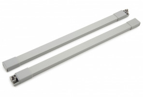 Продольный прямоугольный рейлинг для ящиков СТАРТ Серый SBR09/GR/350