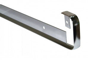 ПЛАНКА AL-38 R-9мм щелевая/стыковочная  ХРОМ