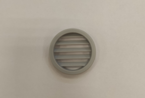 Решетка вентиляционная d48/43мм, СЕРЫЙ
