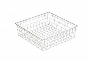 Корзина сетчатая 485х485х120 белая