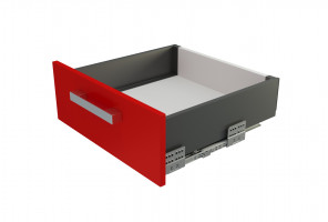 Ящик СТАРТ с ПРЯМЫМИ боковинами Серый SB19GR.1/400, выс. стенки 118мм