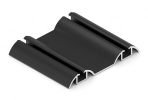 АРИСТО Направляющая двойная нижняя, 5400, черный   AS0504