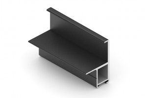 АРИСТО Профиль вертикальный NOVA, 2700, черный   NB0487