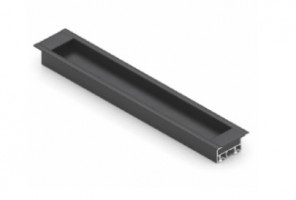 АРИСТО Ручка врезная NOVA, 200мм, черный   NA0204