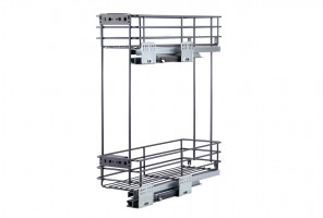 Cargo mini 200мм Bellissimo KR08/1/3/200/R/GRPH с доводчиком, ПРАВАЯ, ГРАФИТ  БОЯРД