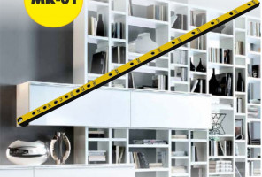 Мебельный кондуктор торцевой, шаг 25/50 диам. втулки 5 мм   МК-01