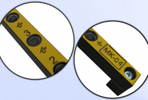 Мебельный кондуктор торцевой, шаг 32 мм диам. втулки 7 мм   МК-04