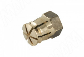 Футорка распорная металлическая без шарика, М6 Х 12   BU54