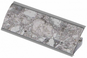 EGGER Плинтус F021 ST75 Терраццо Триест серый 4100х25х25