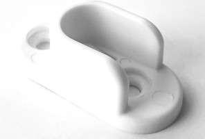 Штангодержатель овальный, белый