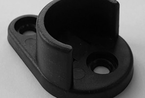 Штангодержатель круглый, черный