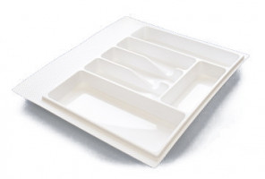 Вкладыш для столовых приборов в базу 600мм, Volpato Белый