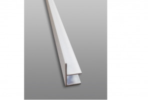 Планка угловая F-образная 6 мм, L=0,6м БЕЛАЯ (Для мебельного щита) Крокос