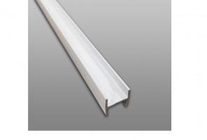 Планка щелевая 6 мм, L=0,6м БЕЛАЯ (Для мебельного щита) Крокос