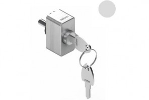 АРИСТО Замок универс. для дверей-купе, серебро   AS0812