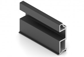 АРИСТО Профиль вертикальный SLIM, 2700, черный   AV0650