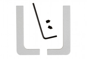 Заглушки откр. для горизонт. профиля GOLA BALANCE " L" Сатиновый хром   RZ051.01SC   БОЯРД