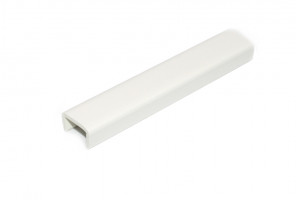 Конечный элемент цоколя 100мм, Белый ГЛЯНЕЦ