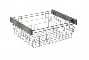 Корзина для белья SMART, в модуль 900мм, Графит, шар. напр.  GTV   W-WKO90-BP-60