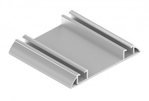 АРИСТО Направляющая двойная нижняя ЭКО, 5400, серебро   AE0488