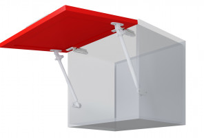 Газлифт 10кг. Белый с амортизатором GL106W/100/3   БОЯРД