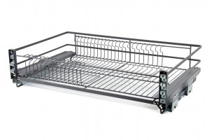 Cargo 800мм Посудосушитель MIRA KRS06/1/3/800/GRPH с довод. и крепл. к фас., ГРАФИТ   БОЯРД