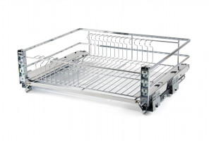 Cargo 600мм Посудосушитель MIRA KRS06/1/3/600 с довод. и крепл. к фас.,   ХРОМ БОЯРД