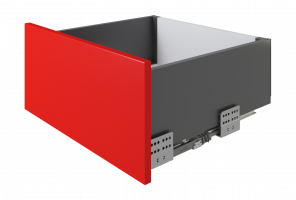 Ящик СТАРТ PUSH с ПРЯМЫМИ боковинами Графит SB30GRPH.1/450, выс. стенки 167мм