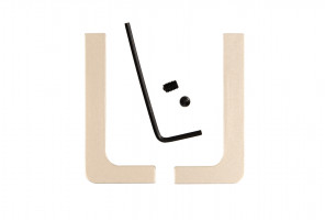 Заглушки откр. для горизонт. профиля GOLA BALANCE " L" Сатиновoe золото  RZ051.01SG   БОЯРД