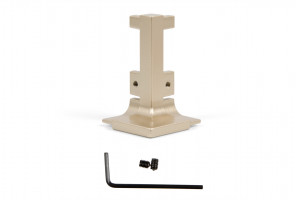 Угол для горизонт. профиля GOLA BALANCE 90гр. L наружный, Сатиновое золото   RZ051.02SG   БОЯРД