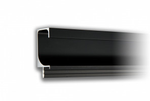RP002BL.1/000/3000 Черный матовый (Ручка-профиль мебельная AL)