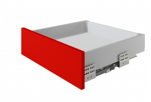 Ящик СТАРТ PUSH с ПРЯМЫМИ боковинами Серый SB28GR.1/450, выс. стенки 86мм