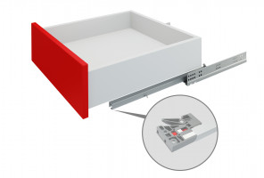 Направляющие СКРЫТОГО монтажа push-to-open частичн.выдв. DB8886Zn/400