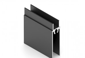 АРИСТО Профиль нижний, 5400, черный   AS0721