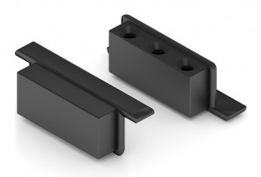 АРИСТО Торцевая заглушка врезной ручки, черный   NA0036