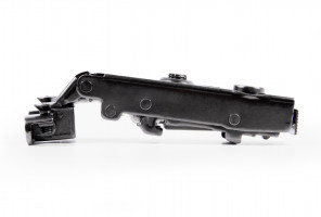 Петля BOYARD NEO для дверей с алюм.проф., с довод., 105гр.откр.накладная H663A/BN черн. ник.