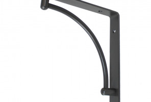 Полкодержатель, антрацит, сталь, вогнутый SETE SH-019-90