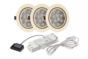 Светильник LED Replis-1 (6000К) золото х 3   19.142.36.603