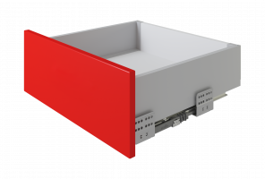Ящик СТАРТ PUSH с ПРЯМЫМИ боковинами Серый SB29GR.1/450, выс. стенки 118мм