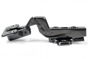 Петля BOYARD меб. с довод. быстр.монт. clip-on D35mm.105гр.откр. вкладная, черный никель H301C02/0910/BN